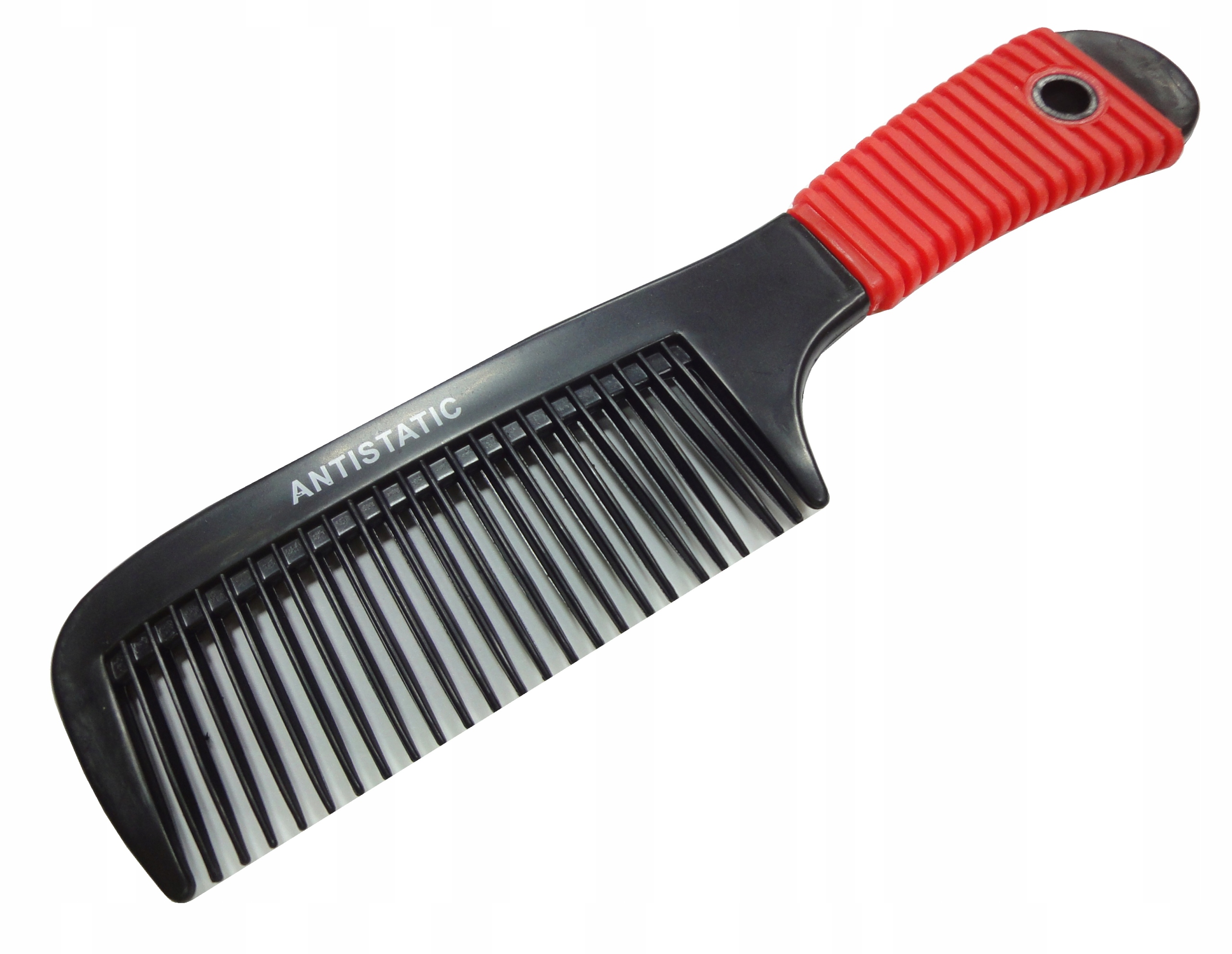 

Grzebień z rączką gumową duży do włosów Reed