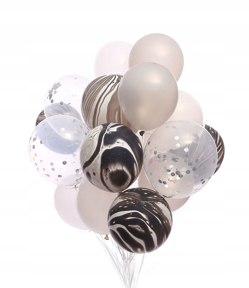 

Balony marmurkowe konfetti MIX zestaw 20szt