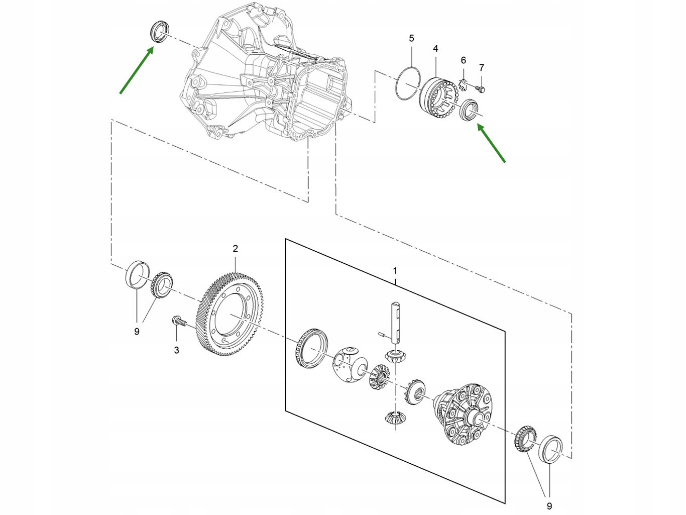 USZCZELNIACZ PÓŁOSI SKRZYNIA MANUAL OPEL TIGRA A B Producent części Corteco