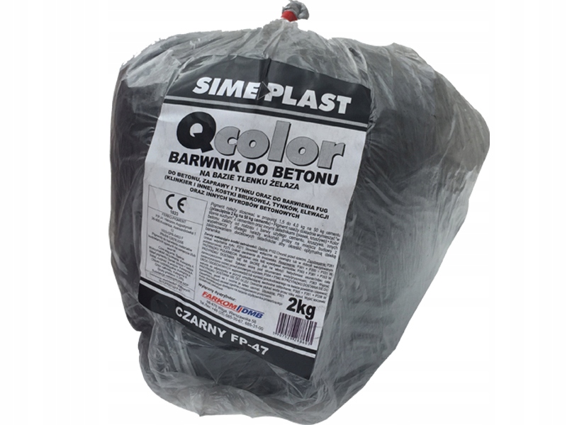 

Barwnik do betonu kostki brukowej Czarny 2kg