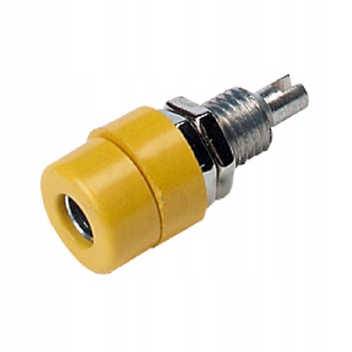 

Hirschmann Gniazdo Bananowe Laborator. 4MM Żółte
