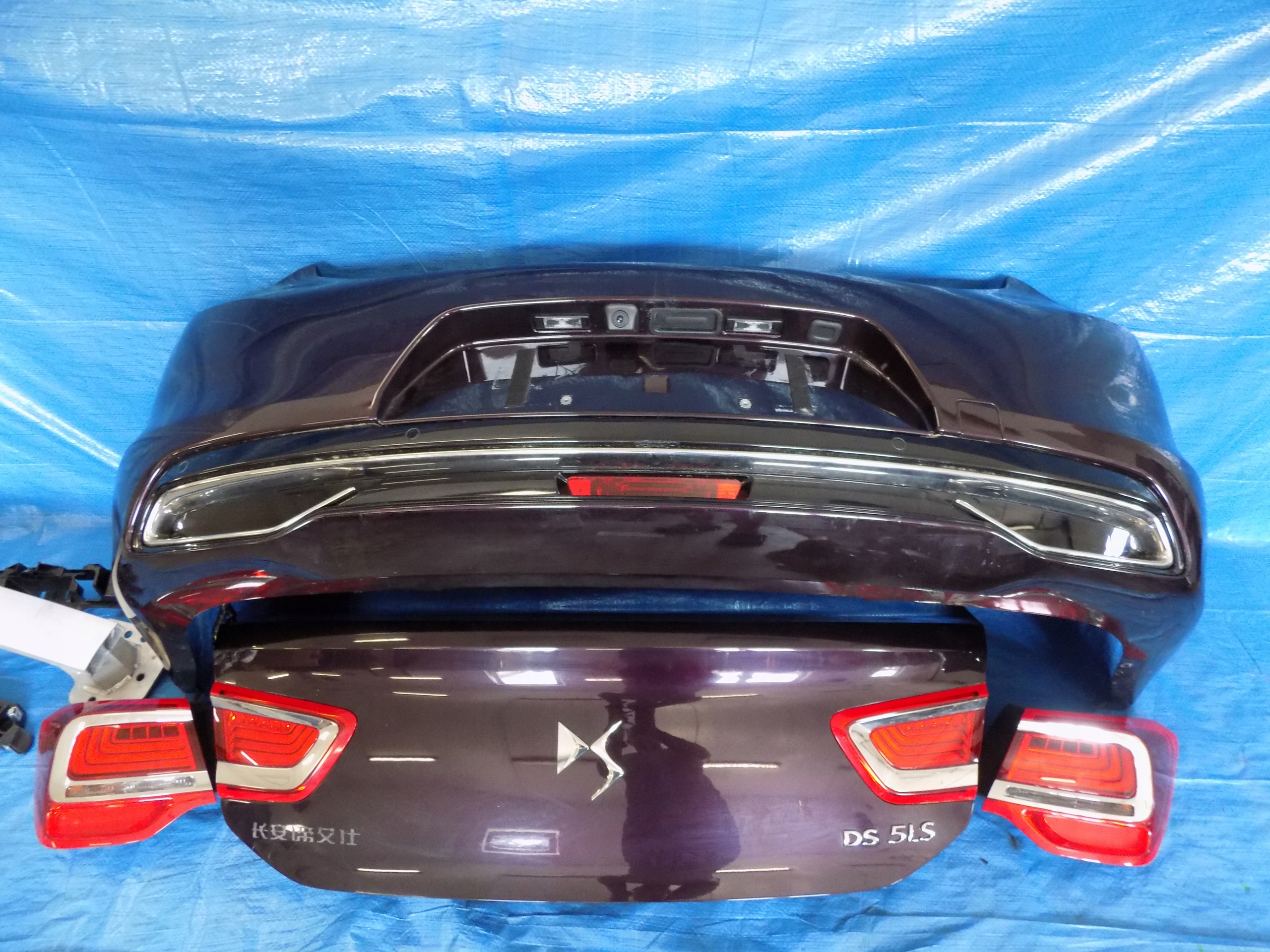 TYŁ KOMPLETNY KLAPA ZDERZAK LAMPY CITROEN DS5 LS