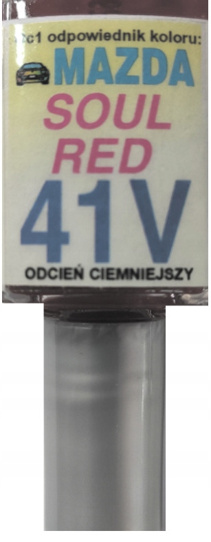 MAZDA 41V SOUL RED LAKIER SAMOCHODOWY ZAPRAWKA DO RYS 10 ML ARASYSTEM