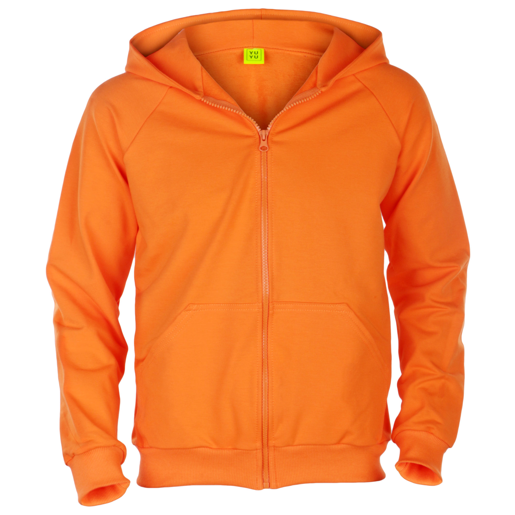 

Bluza Dresowa Z Kapturem Pomarańczowa + Zamek XXXL