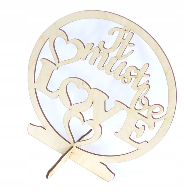 

Dekor Napis It must be Love Na Ślub Wesele DS77