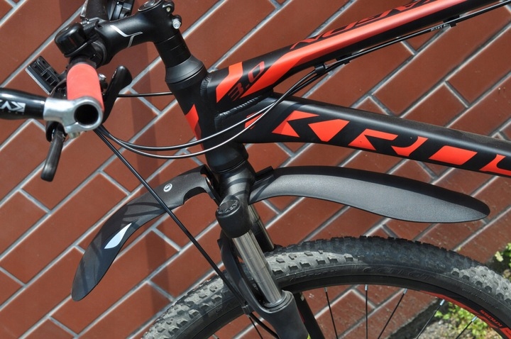 Błotniki SIMPLA HAMMER 26/27,5/29 PRZÓD+TYŁ CZARNE Materiał dominujący tworzywo sztuczne