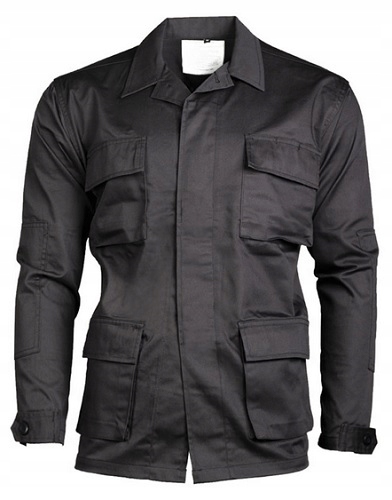 Толстовка униформа половина BDU куртка черный R. XXL