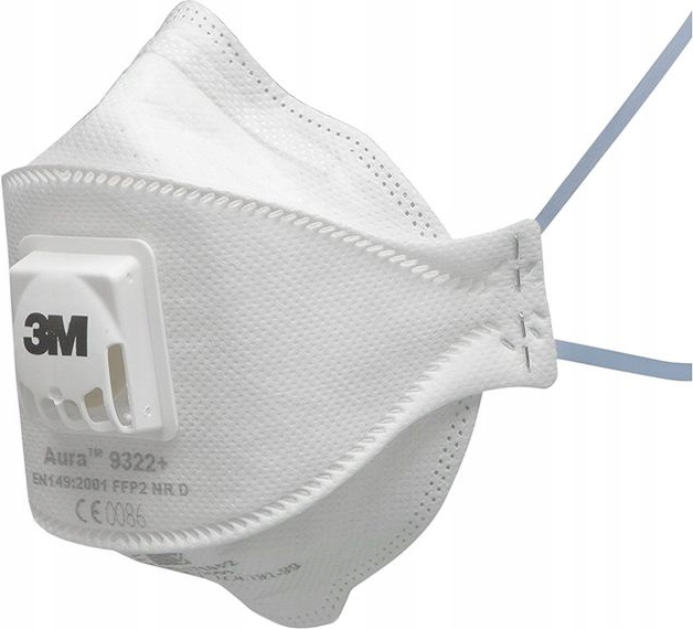 

3M 9322+ FFP2 P2 półmaska antywirusowa maska gumki