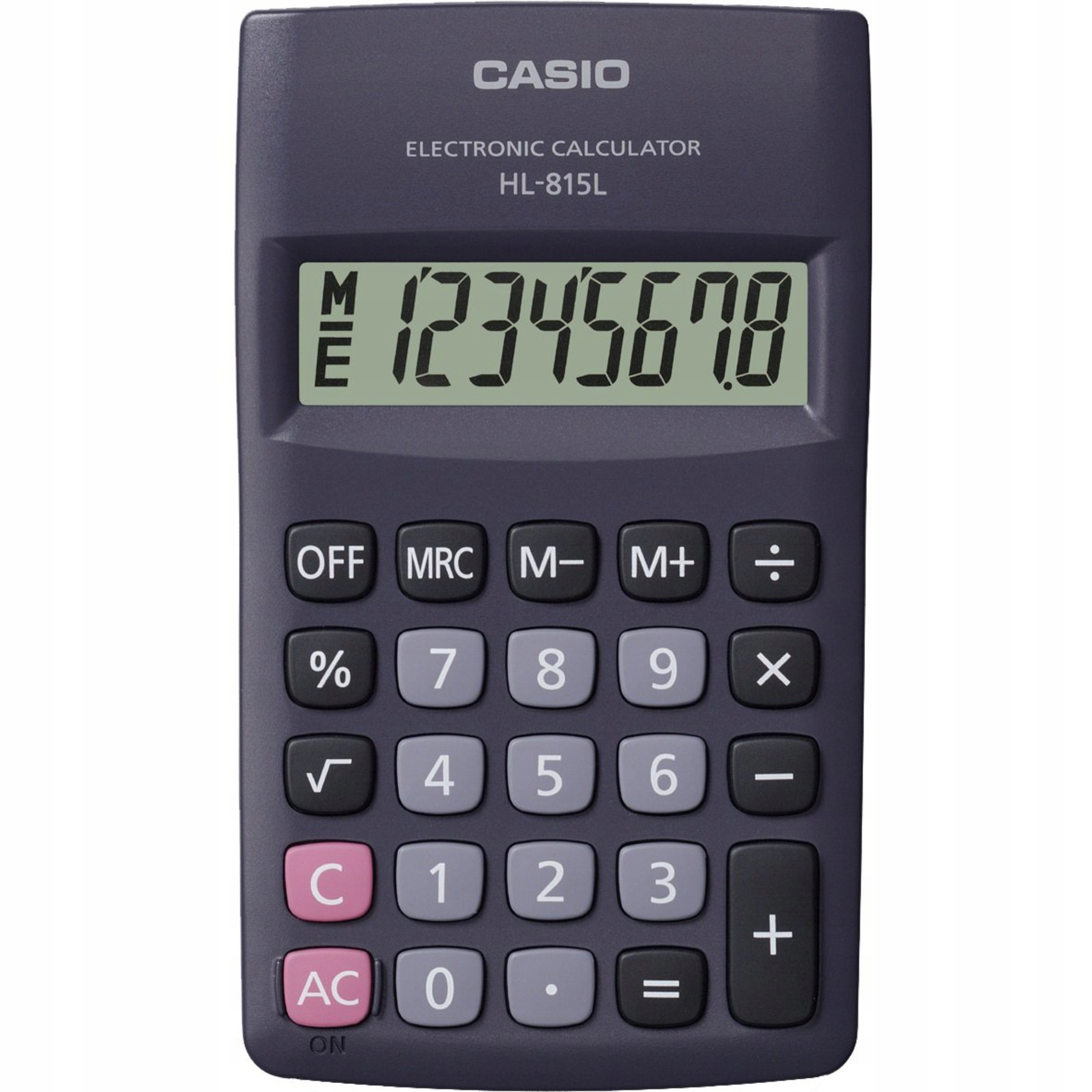 

Kalkulator kieszonkowy Casio HL-815L-BK-S pamięć