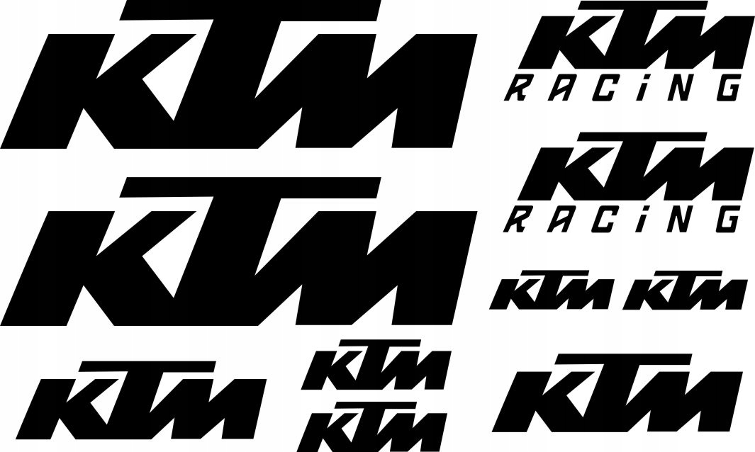 

Naklejki na motocykl Ktm zestaw