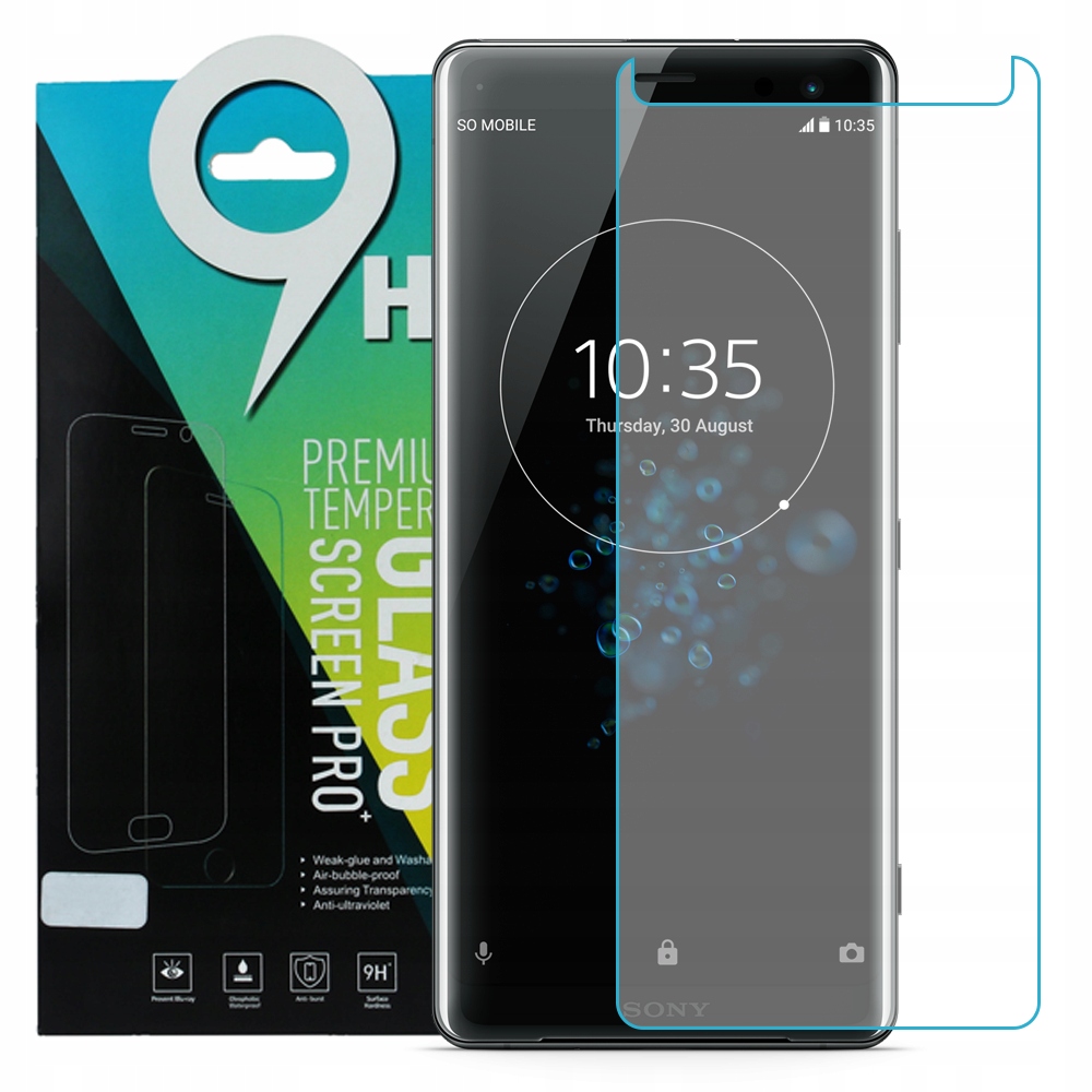 

Szkło Hartowane 9H Ochronne Na Ekran Sony XZ3