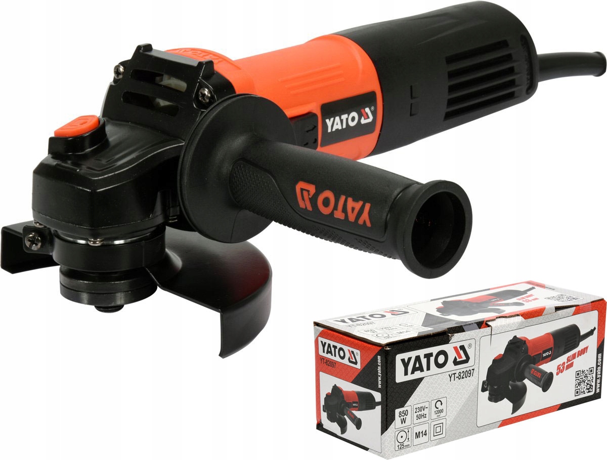 

Yato Szlifierka kątowa kątówka 850W 125mm Slim
