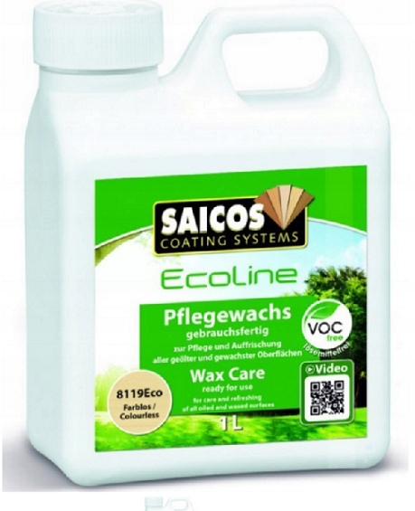 Zestaw do podłóg Wash Care + Wax Care 1L Saicos Kod producenta 8310