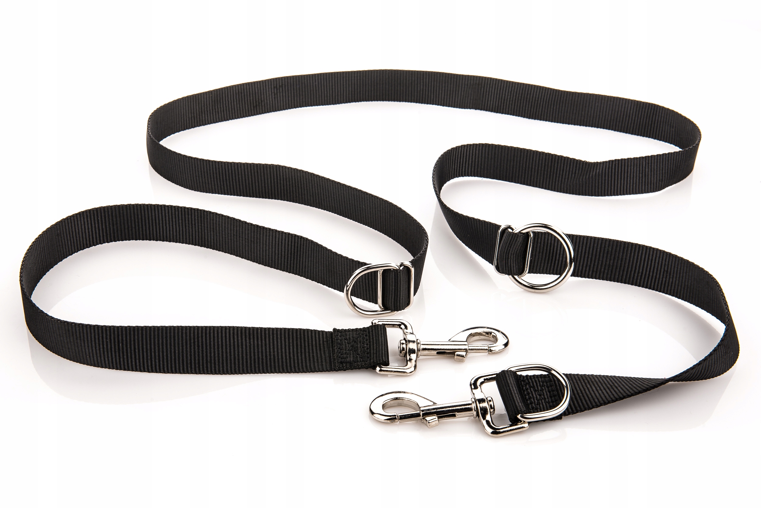 

Regulowana czarna smycz dla psa 2m / 2cm 081