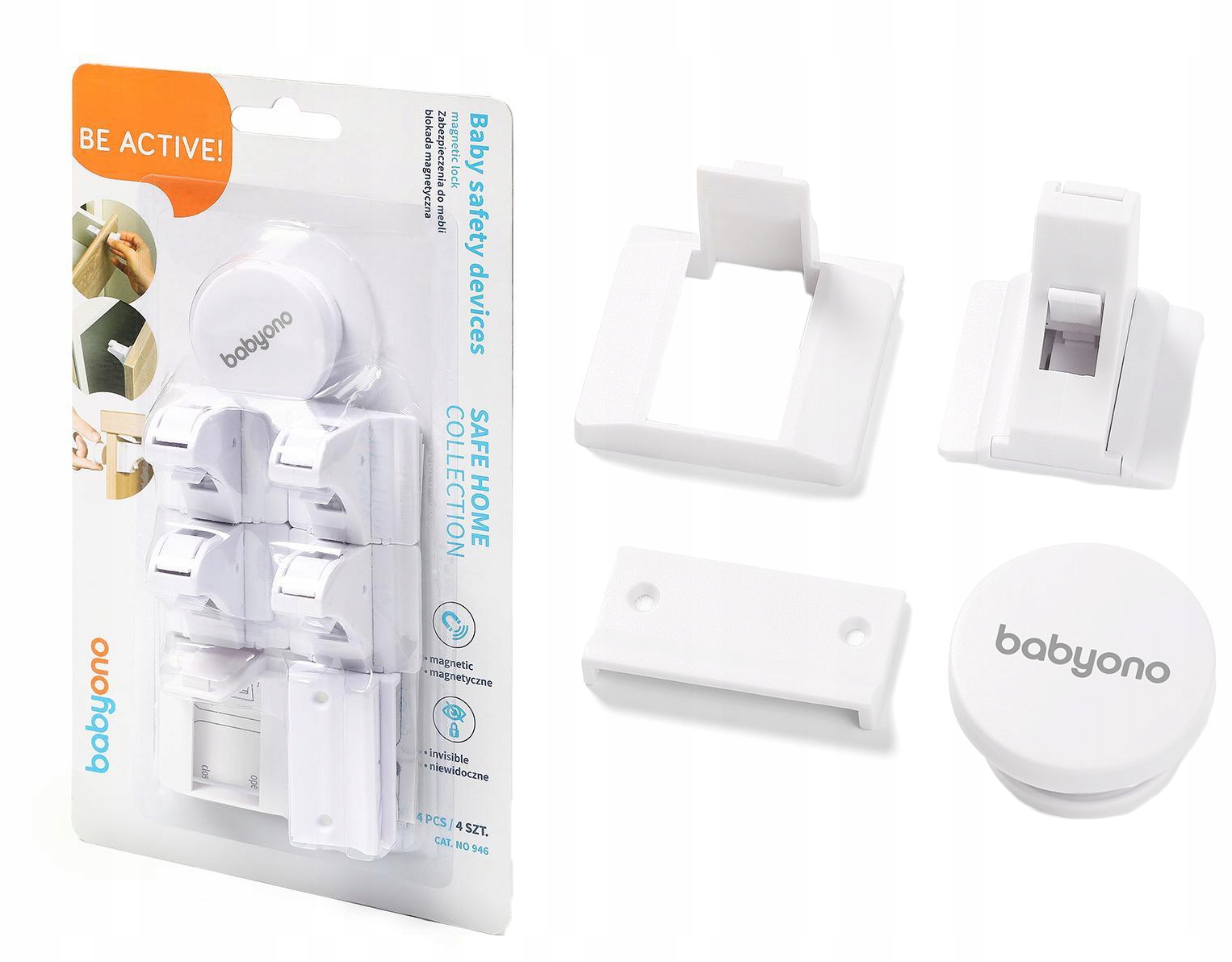 BABYONO Магнитная защита для мебели