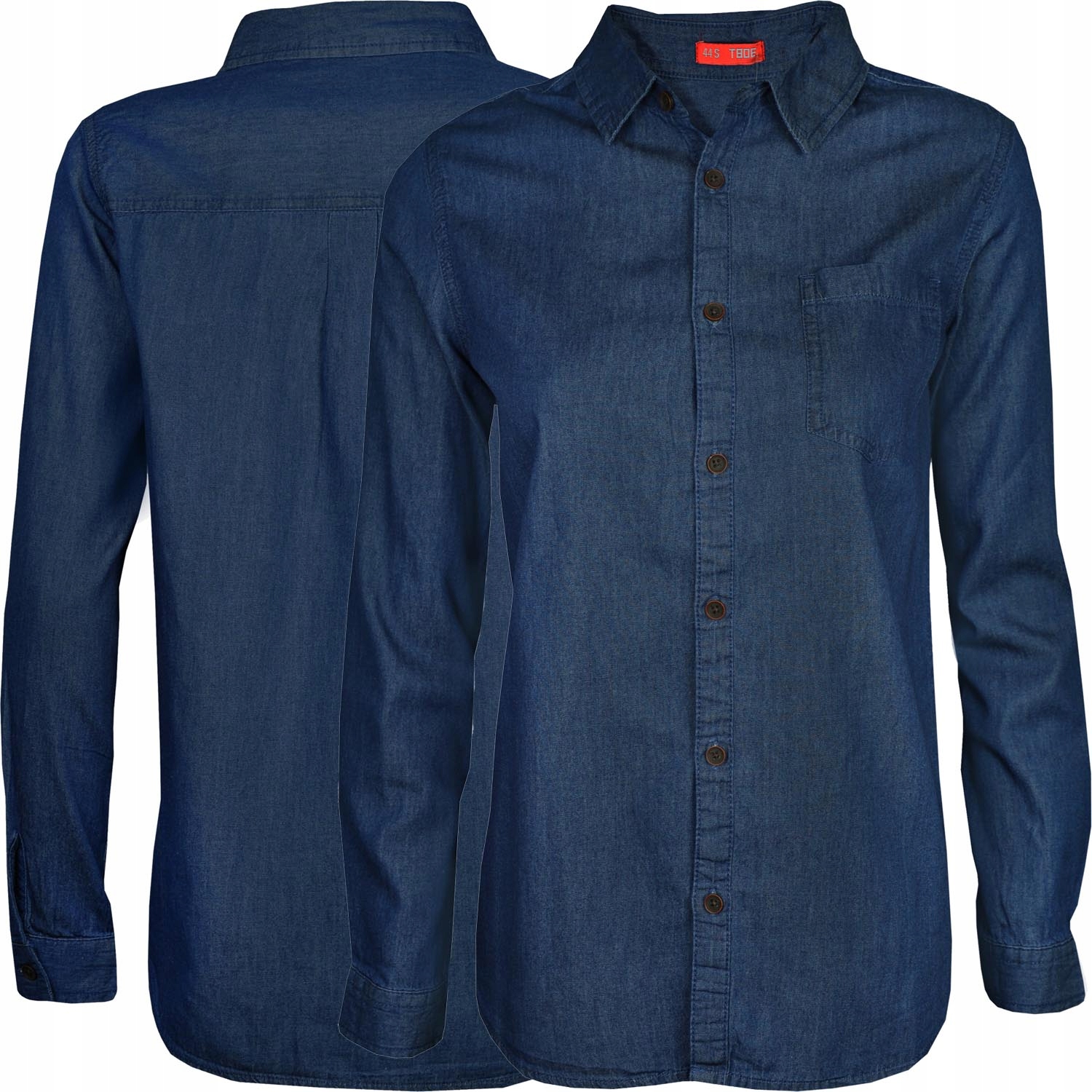 

Tboe Jeansowa Damska Koszula Ciemny Jeans M 38