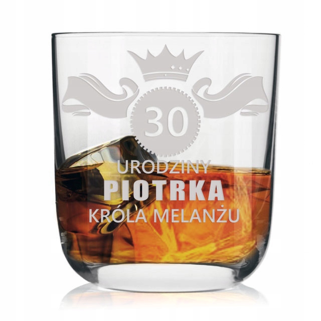 

Szklanka Do Whisky Z Grawerem Kryształ 300 ML