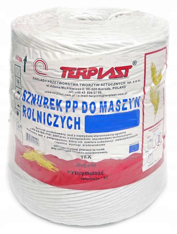 

Sznurek Rolniczy 2000tex 2000m Sznur 4kg Do Prasy