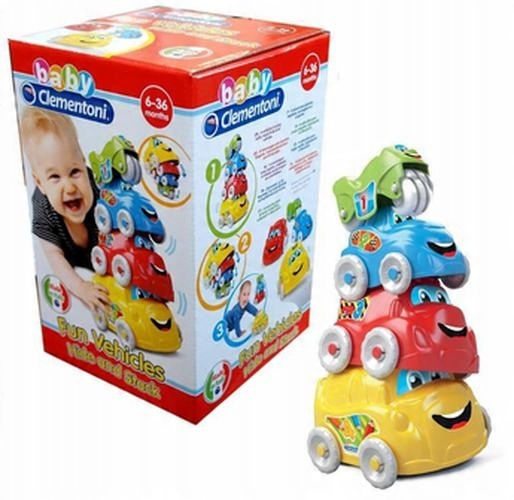 

Wieża z autek Sorter Piramidka Clementoni 17111