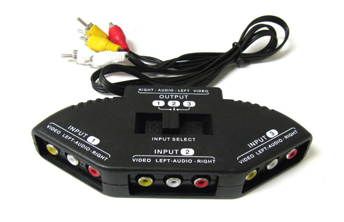 

3x Rca Chinch Rozgałęźnik Splitter Adapter Kabel