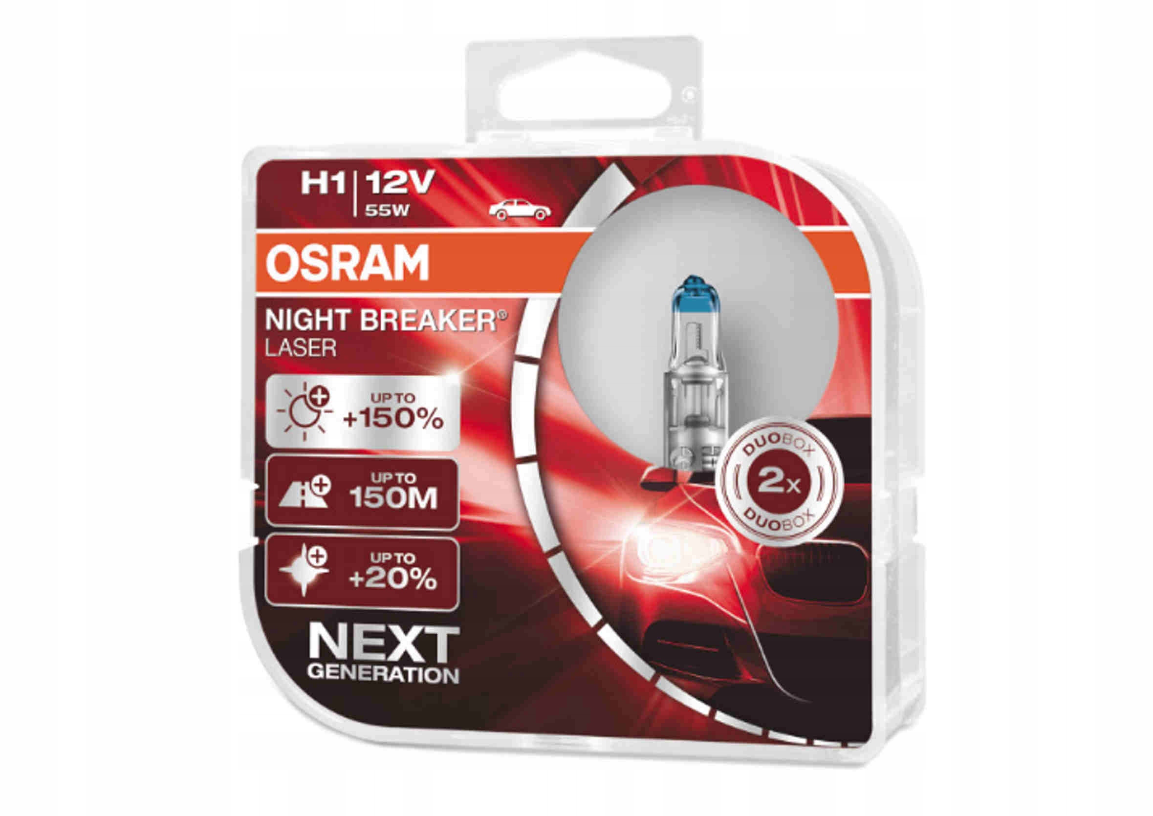 

Żarówki Osram H1 Night Breaker Laser +150% Duobox