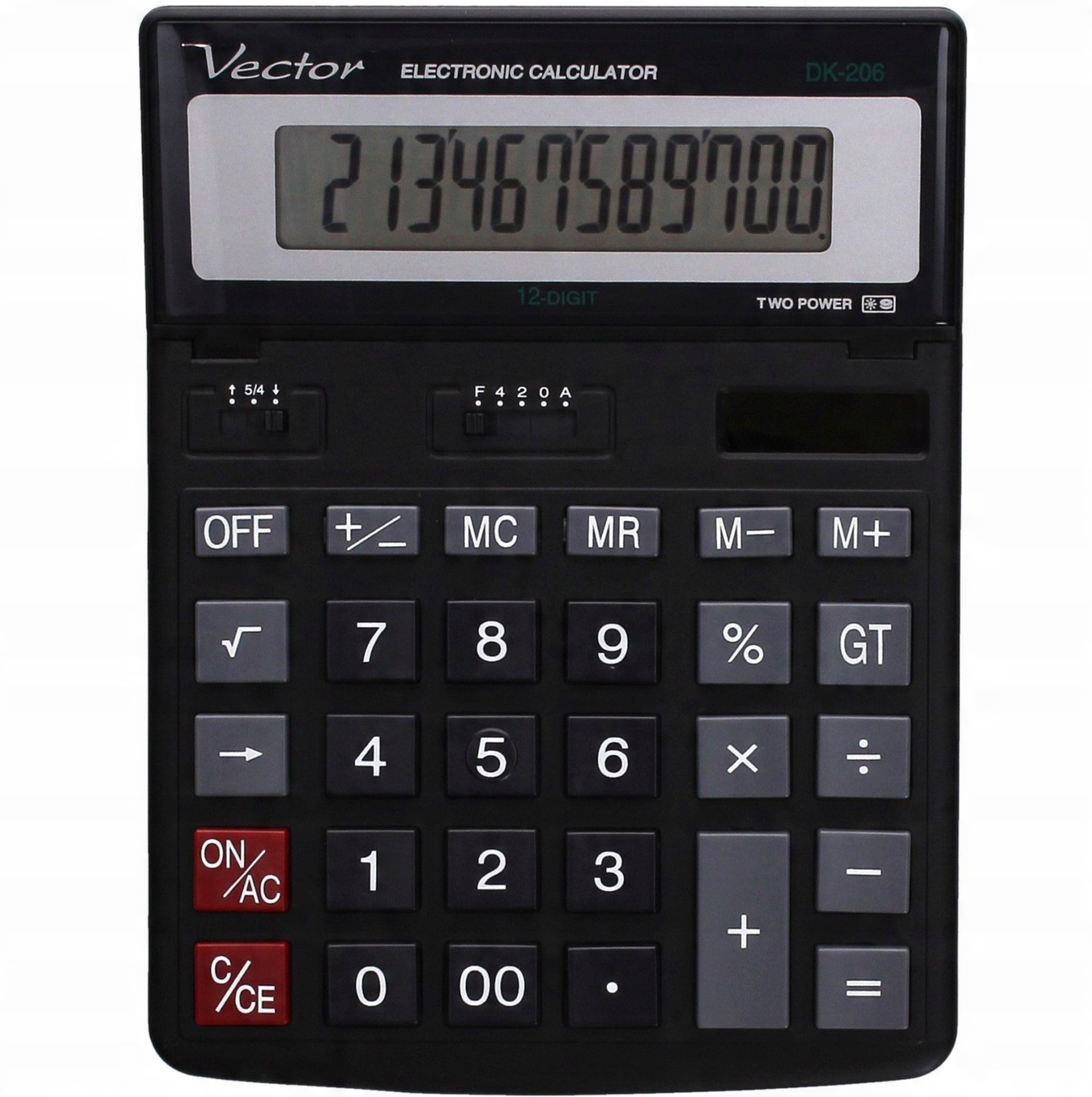 

Kalkulator biurowy 12 pozycyjny Vector DK-206