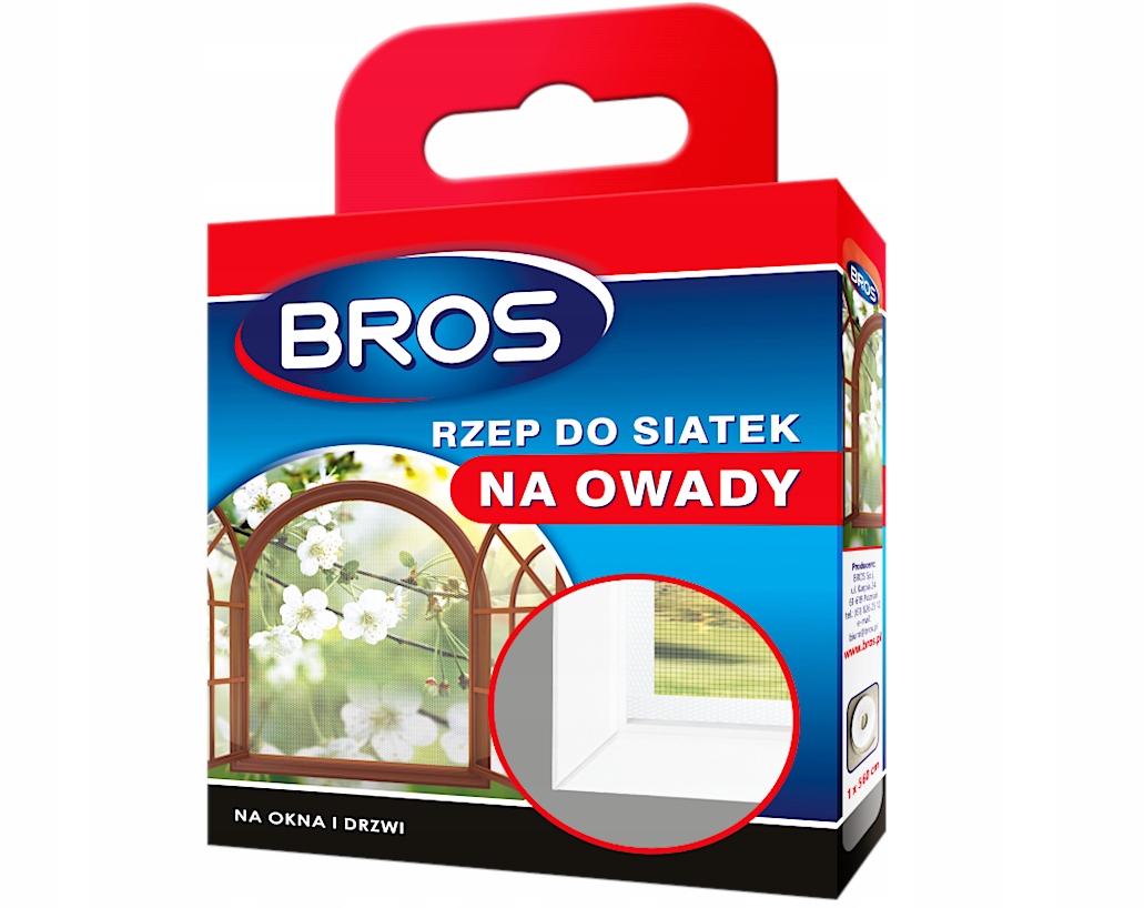 

Samoprzylepny Rzep Do Siatek Do Moskitier Bros