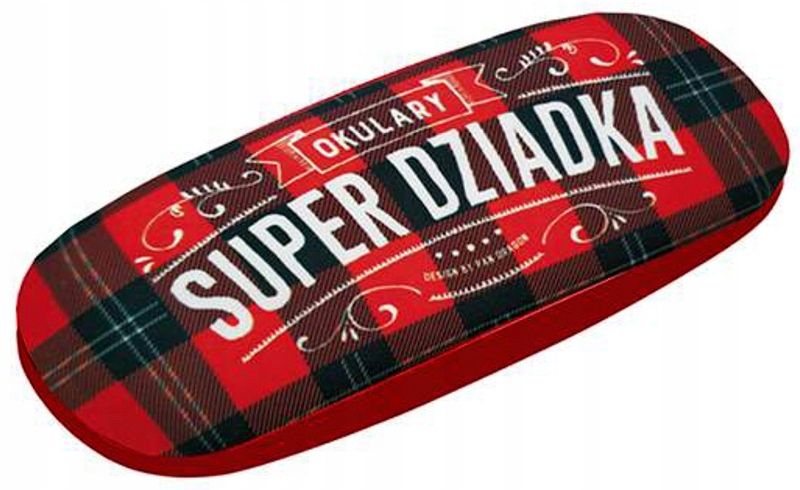

Etui Na Okulary Super Dziadka Gdań Czerwona Krata