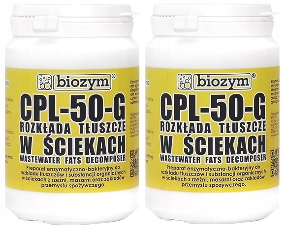 

CPL-50-G, 1 kg rozkłada tłuszcze w ściekach