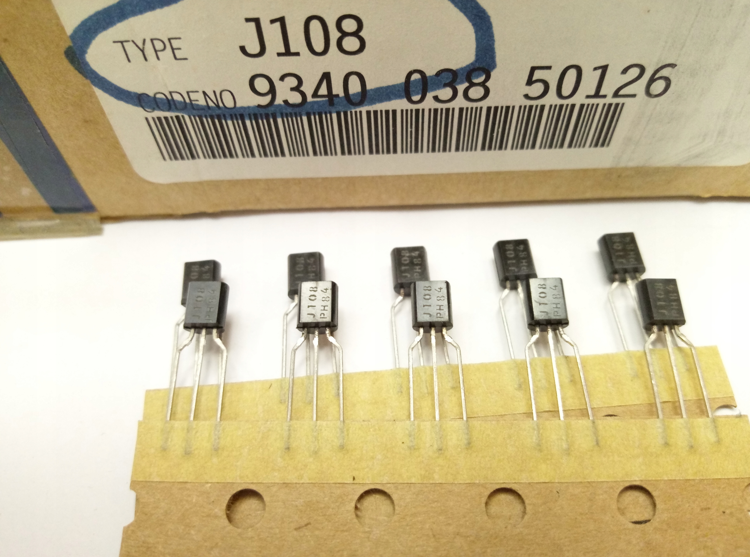 [5szt] J108 J-fet N-ch 25V 10mA Philips