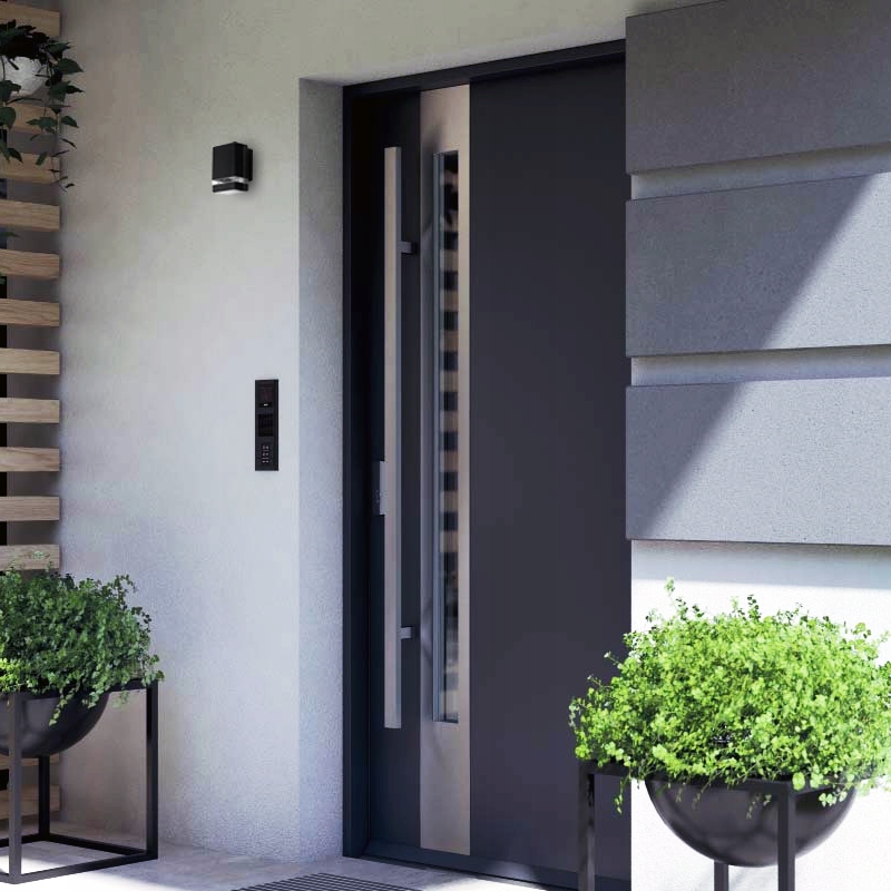 KINKIET ZEWNĘTRZNY LAMPA OGRODOWA ELEWACYJNA GU10 LED Zasilanie sieciowe