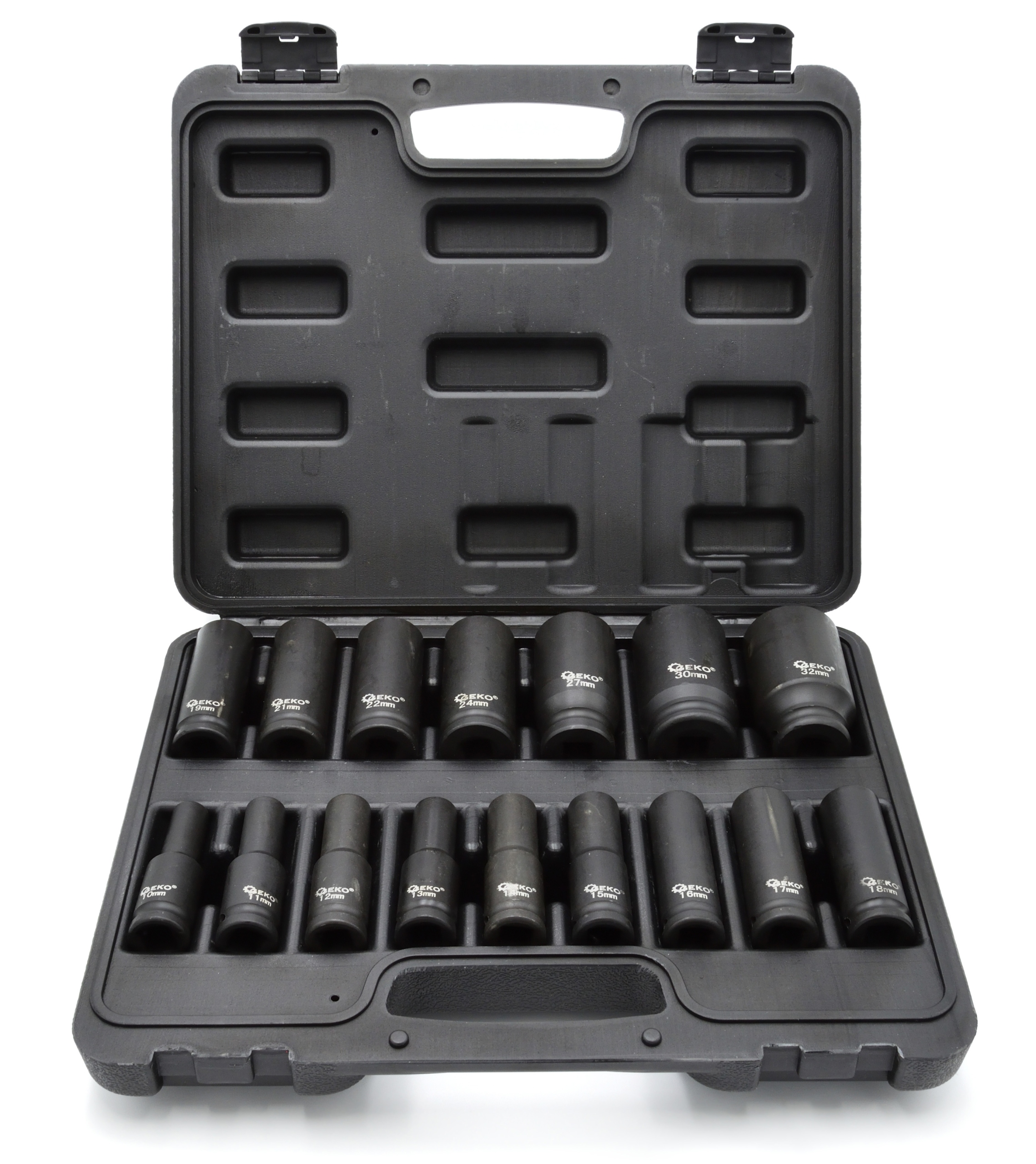 NASADKI UDAROWE KLUCZE NASADOWE 1 2 10 32MM 16el Weight with packaging 4 5 kg