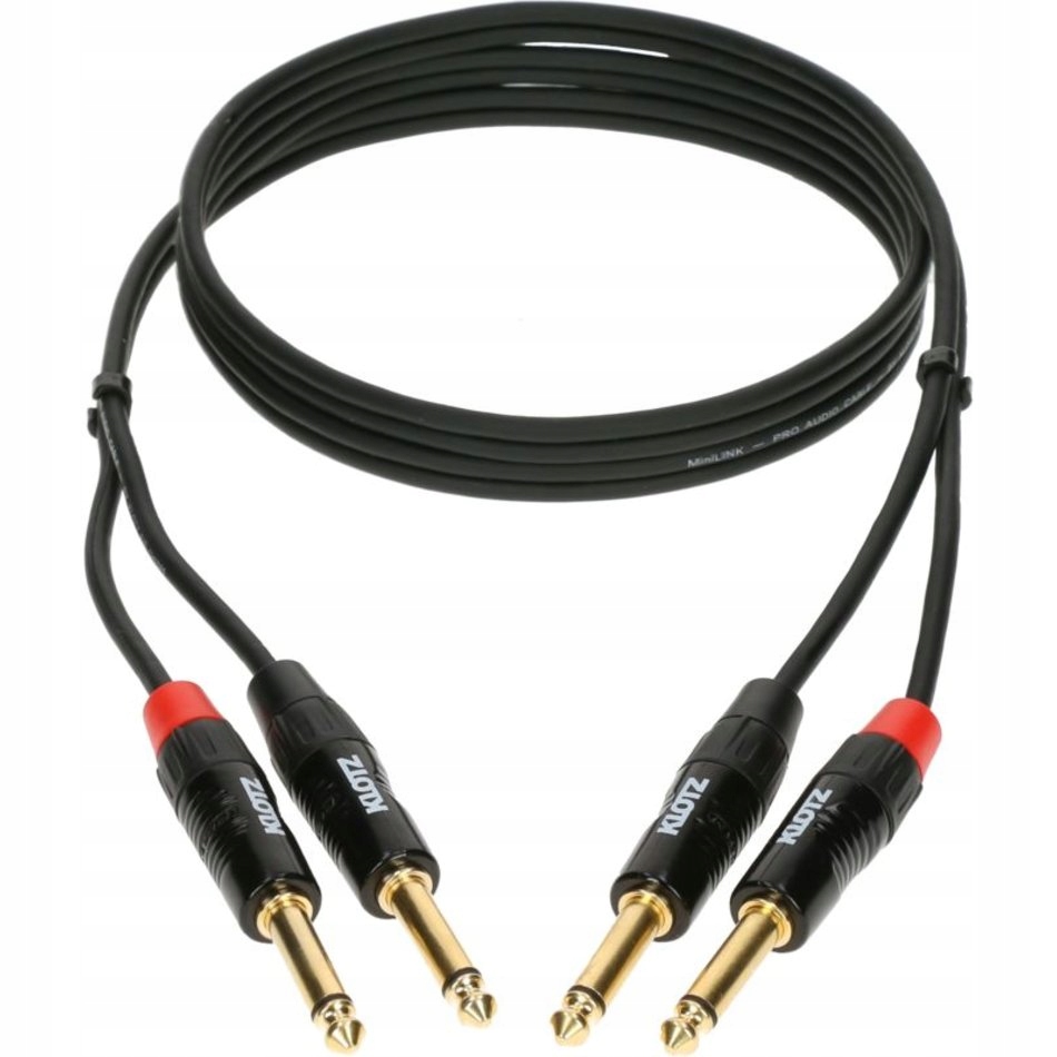 

Klotz KT-JJ150 1,5m 2x jack 6,3 2x jack 6,3 Pro