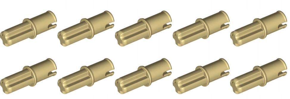 

Lego Technic Pin z osią 3749 tan piaskowy 10 szt