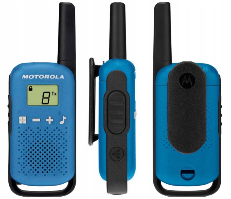 MOTOROLA T42 TALKIE TALKES 2 шт. 4км Кількість штук 2 шт.