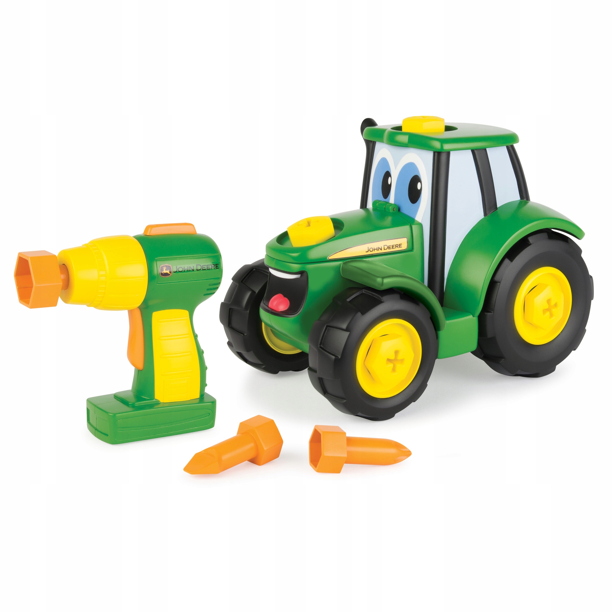 Трактор deere купить. Трактор Tomy John Deere. Трактор детская игрушка Джон Дир. John Deere трактор с шуруповертом. John Deere трактор игрушка.