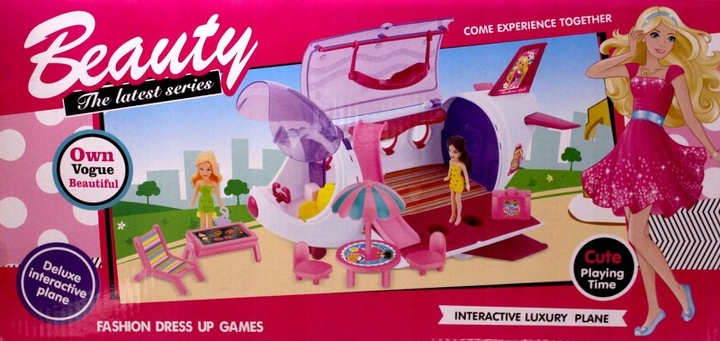 SAMOLOT DLA LALEK Z AKCESORIAMI BEAUTY Kod producenta -