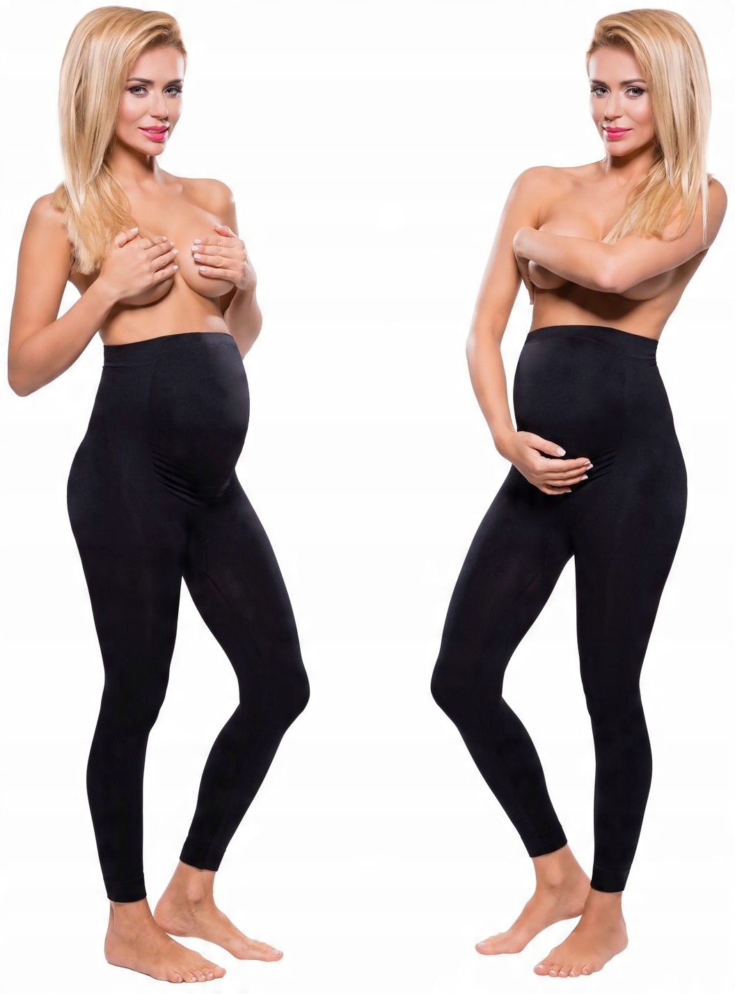 

Hanna Style Bezszwowe Legginsy Ciążowe Na Brzuch M