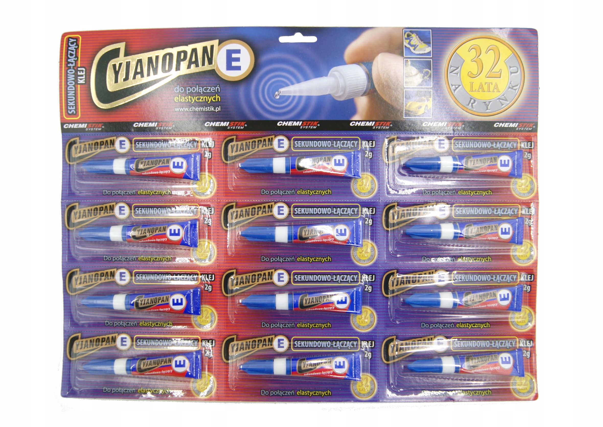 

Klej Do Połączeń Elastycznych Cyjanopan E 12x2g