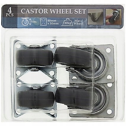 KÓŁKA MEBLOWE SAMOSKRĘTNE ZESTAW 4 SZT Marka Zd trading