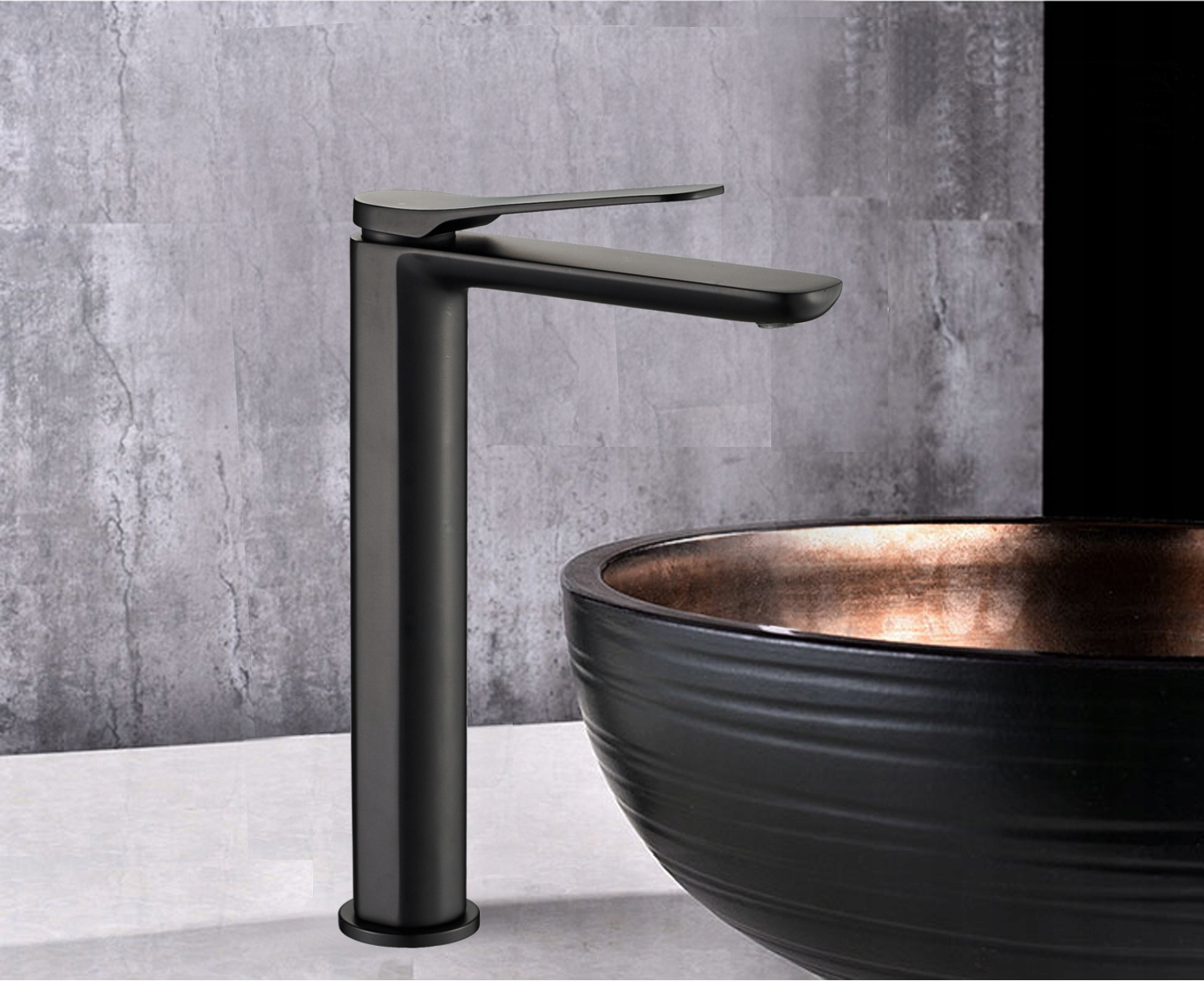 MEXEN LARGO BATERIA UMYWALKOWA WYSOKA CZARNA Marka Mexen