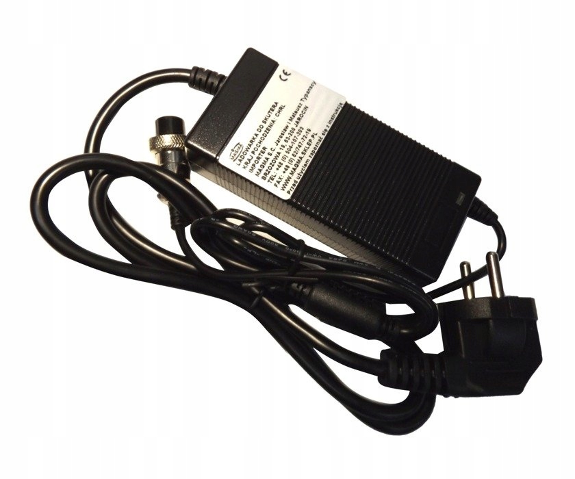 

Ładowarka do skuter elektryczny 24V 1,8A okrągła