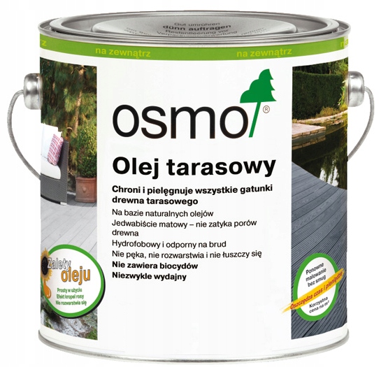Olej ochronny do tarasu Osmo 010 termodrewno 2,5 l Marka Osmo