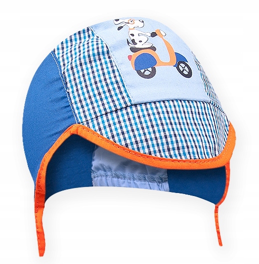 

Yo! Czapka na lato wiązana 100% bawełna 40 cm