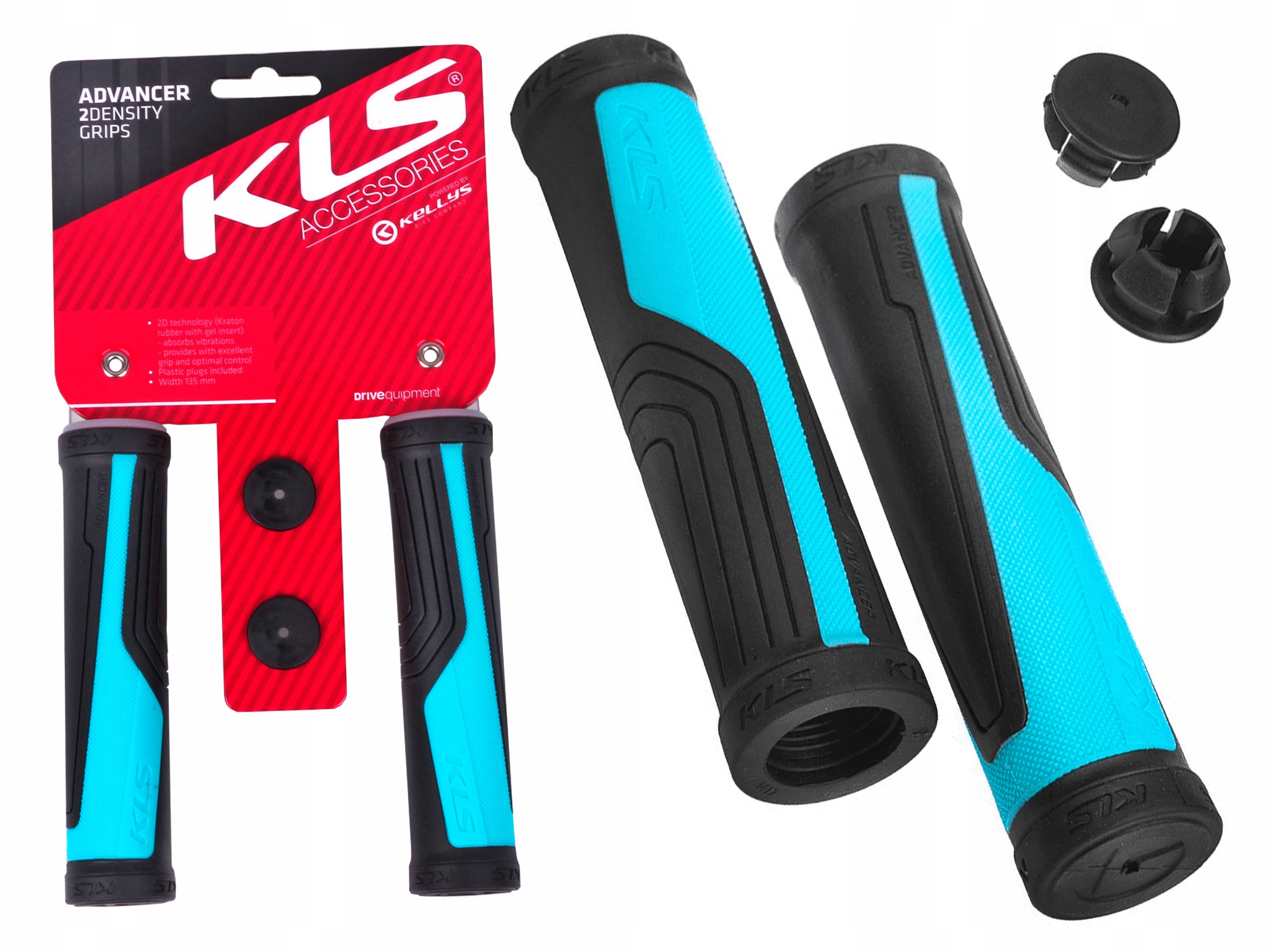 

Chwyty kierownicy Kellys Advancer 2DENSITY - Blue