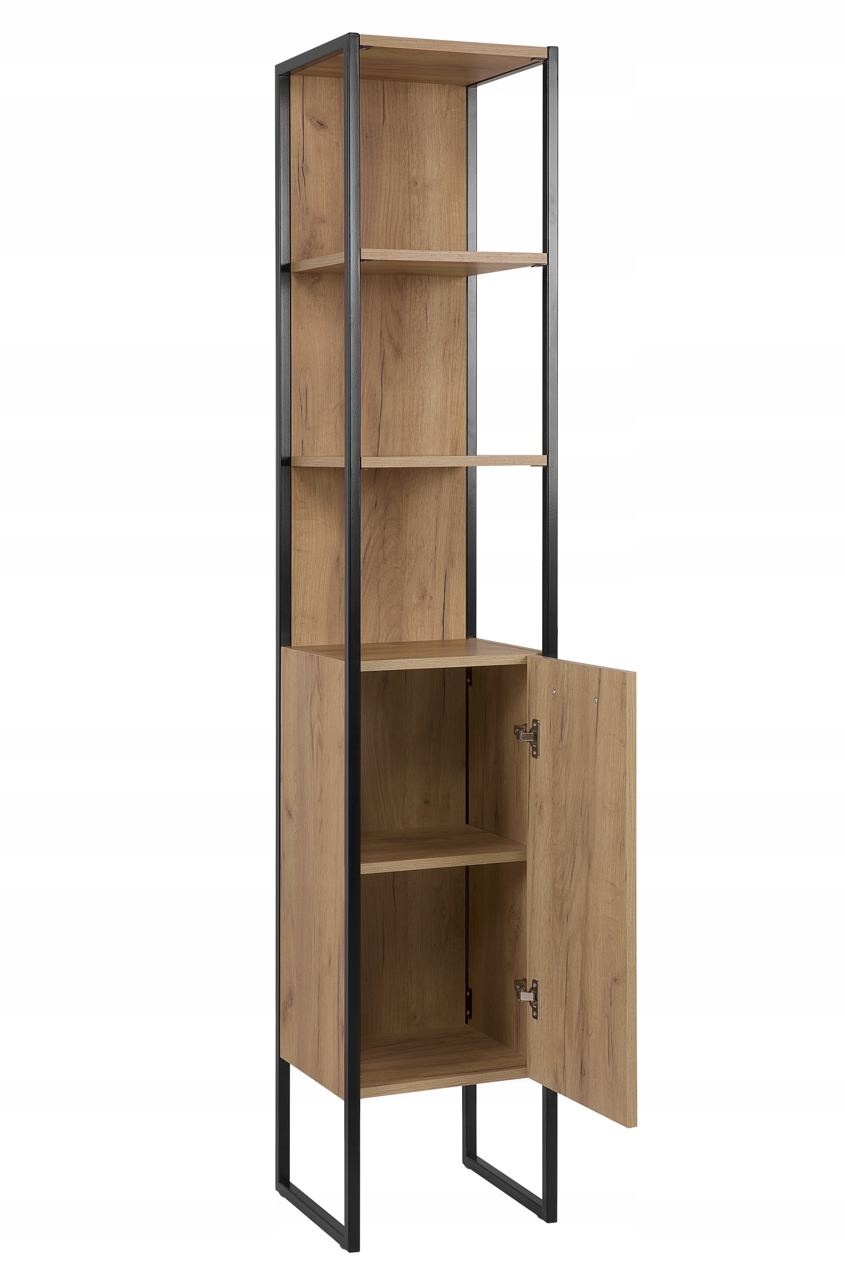 ZESTAW MEBLI ŁAZIENKOWYCH BROOKLYN 60 CM Kolor frontów dąb craft złoty