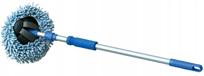 ТЕЛЕСКОПІЧНА ШВАБРА З МІКРОФІБРИ 70-120 СМ