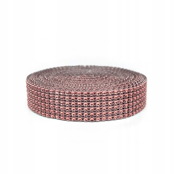 

Pas Diamentowy Taśma Cyrkonie Złoty Róż 3CM 4,5M