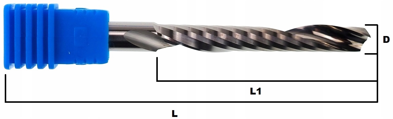 Frez VHM 1P węglik jednopiórowy 3,0 CNC PCV PLEXI Kod producenta frez