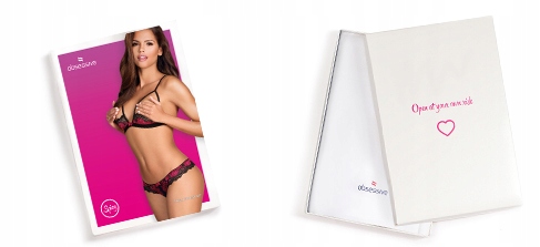 Komplet bielizny koronkowej OBSESSIVE Tulia S M Rozmiar S/M